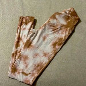 Victoria secret pink tye dye leggings